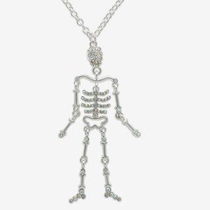 NWT -- Bijoux Bar Skeleton 24" Pendant Necklace